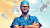 a colourful avtar of a surgeon