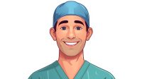 avatar of mature surgeon colourful and cartoon like (2)